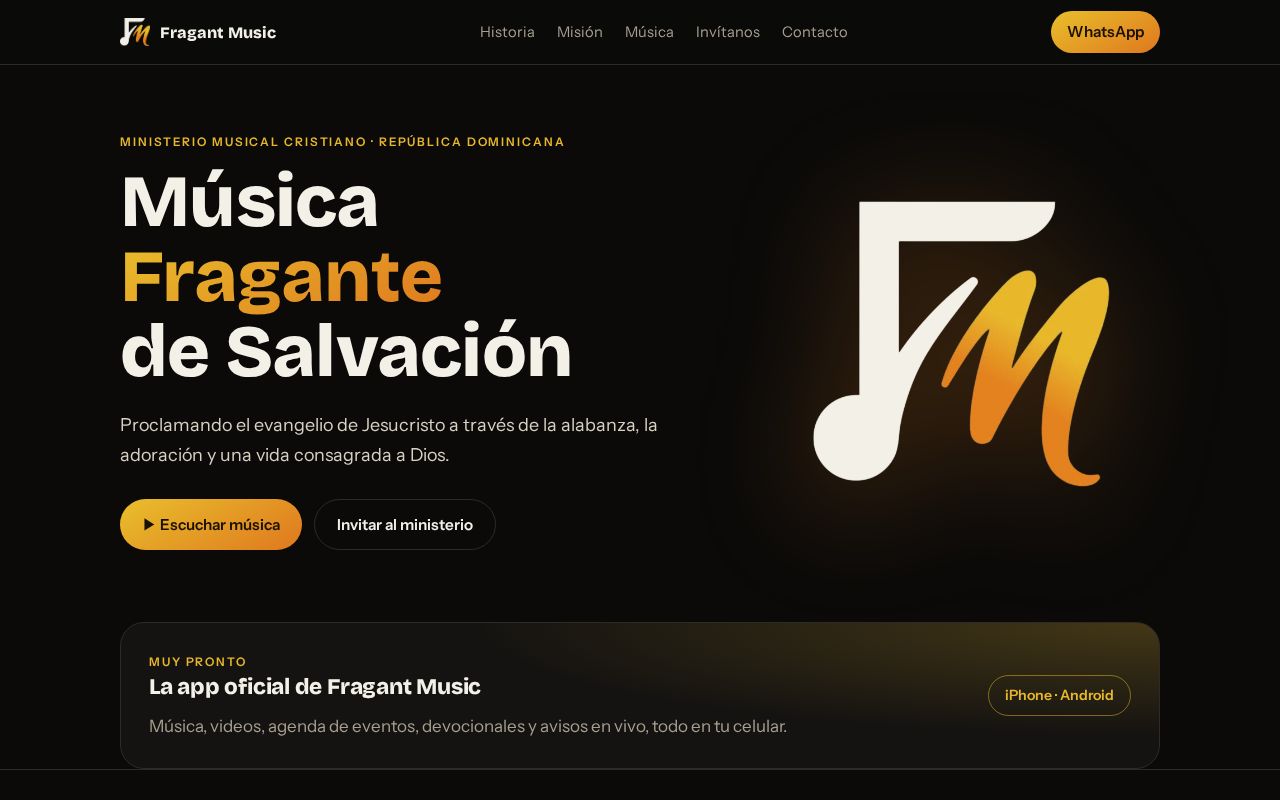 Preview of Fragantmusic Web