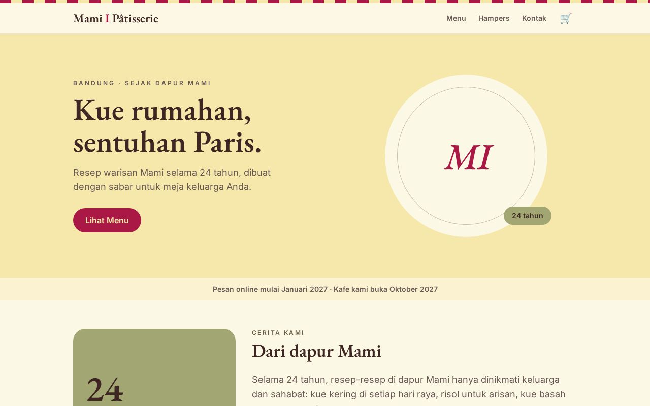 Preview of Mami I Patisserie