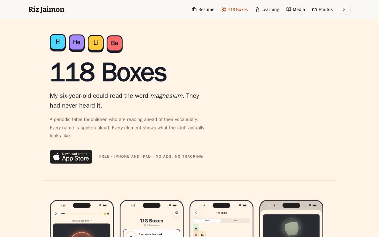 Preview of 118 Boxes