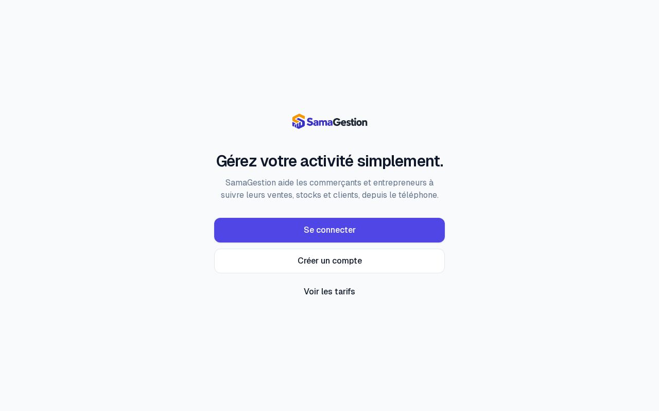 Preview of Samagestion