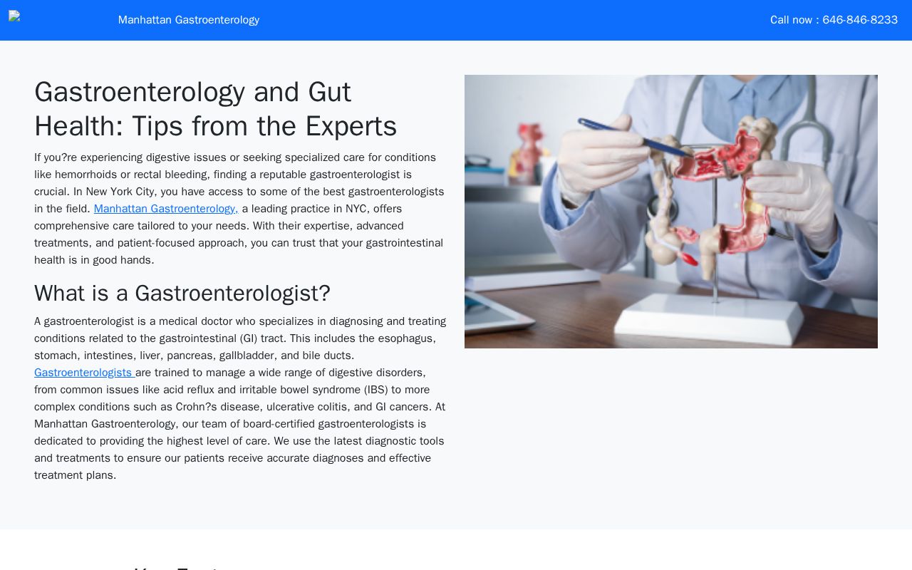 Preview of Gastroenterologyandguthealthtipsfromtheexperts