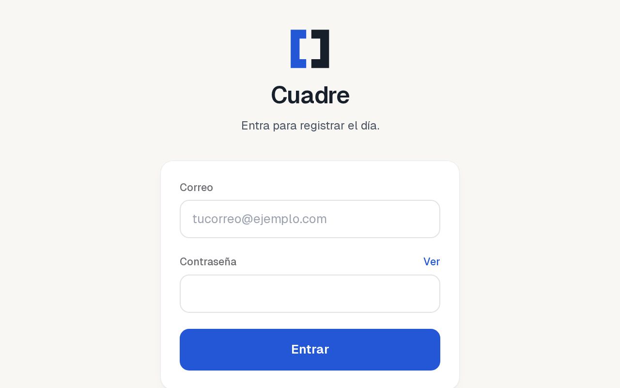 Preview of Cuadre