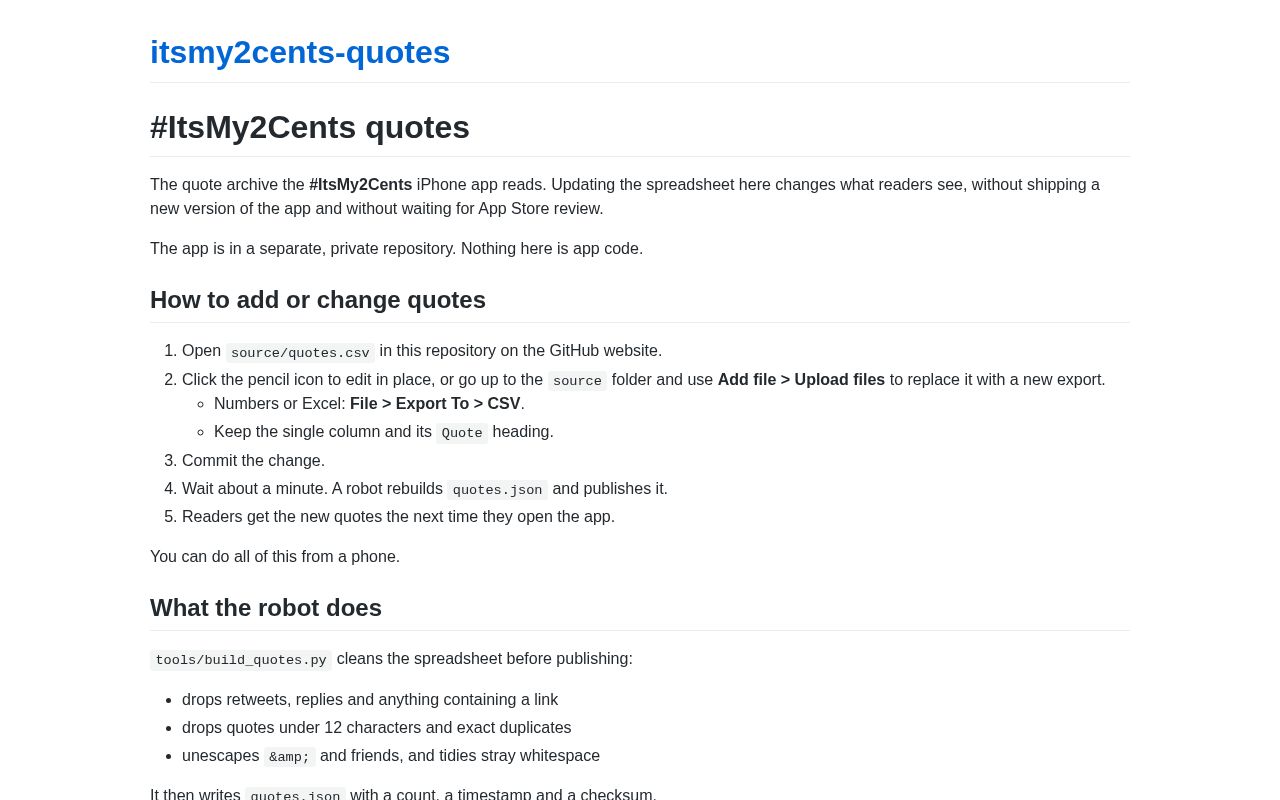 Preview of Itsmy2cents Quotes