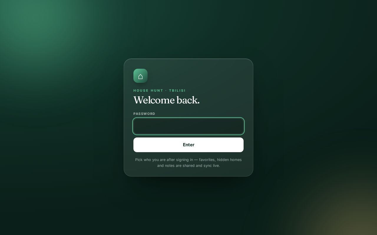 Preview of House Hunt Report