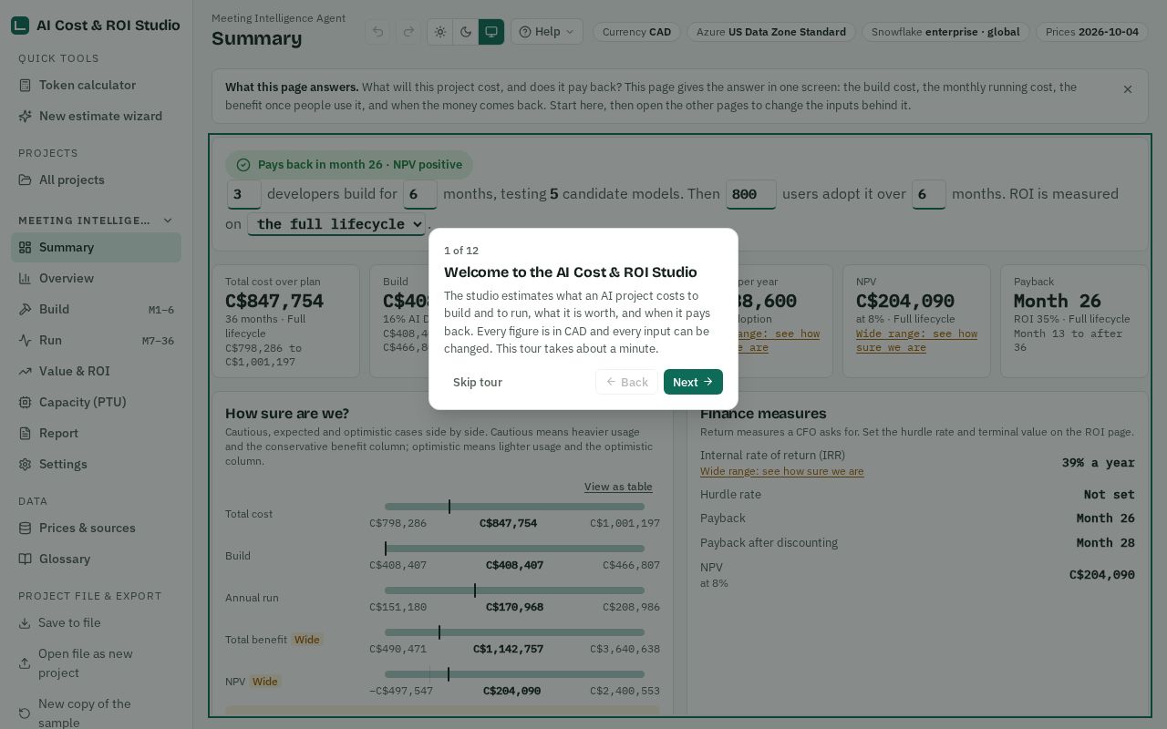 Preview of Roi Calculator