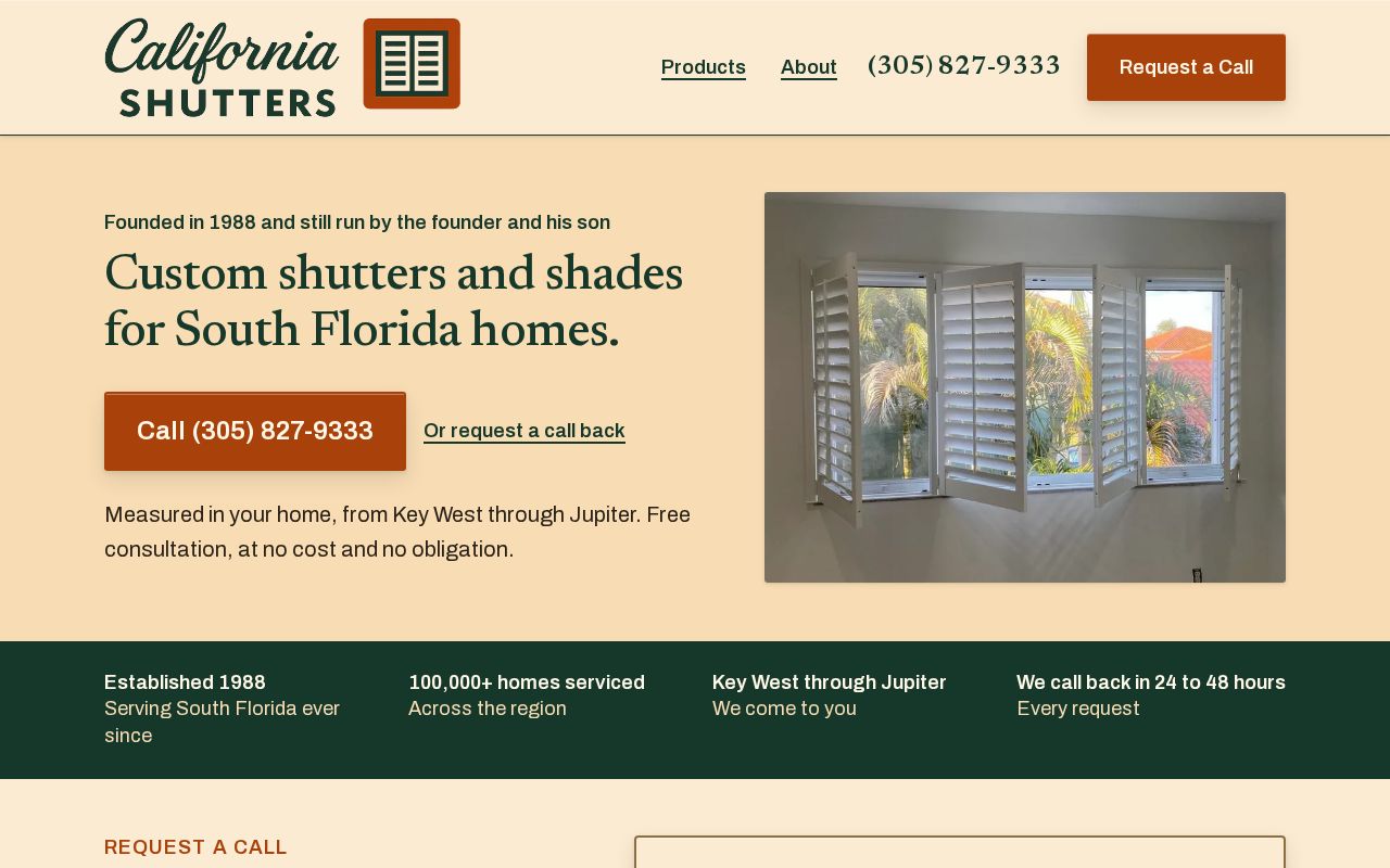 Preview of California Shutters Case Study