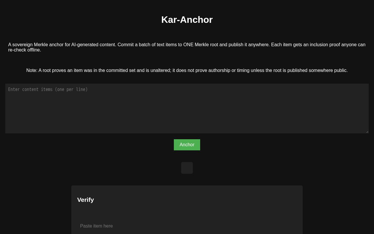 Preview of Kar Anchor