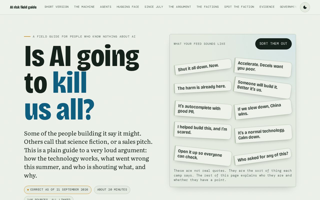 Preview of AI risk field guide