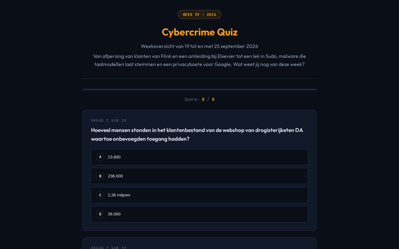 Preview of Quiz 39 2026