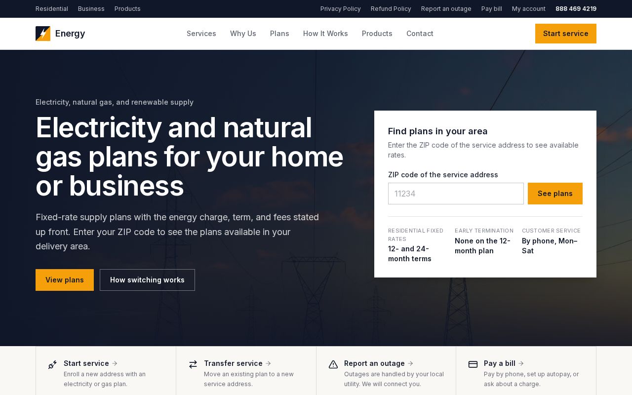 Preview of Energy New Site