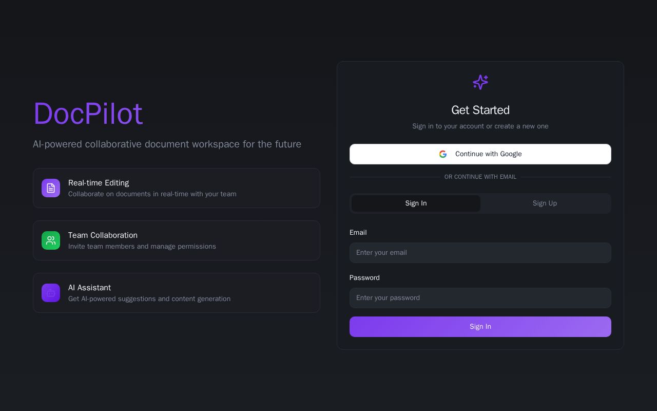 Preview of DocPilot