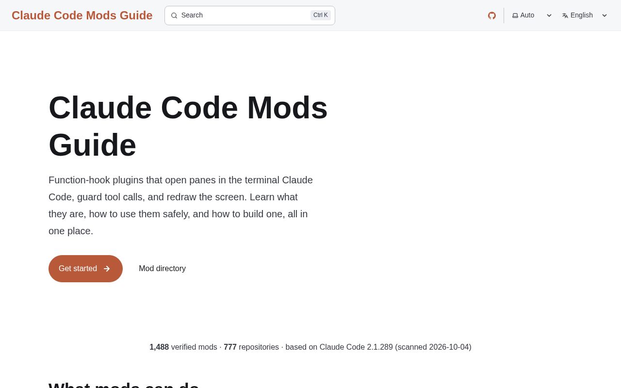 Preview of Mod Guide