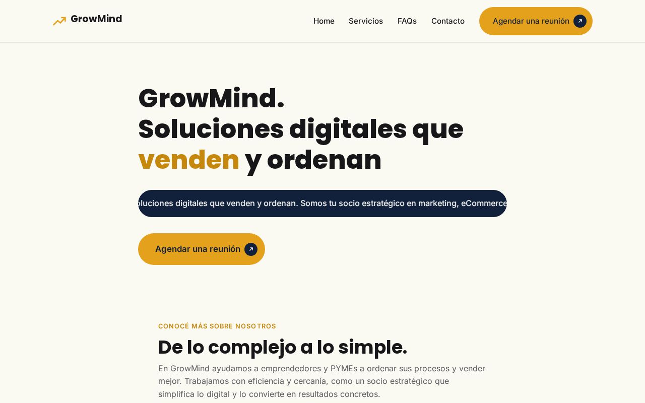Preview of GrowMind Web