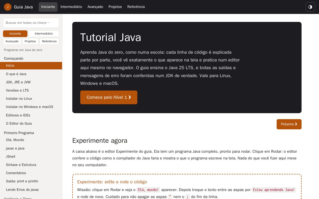 Preview of Guia Java