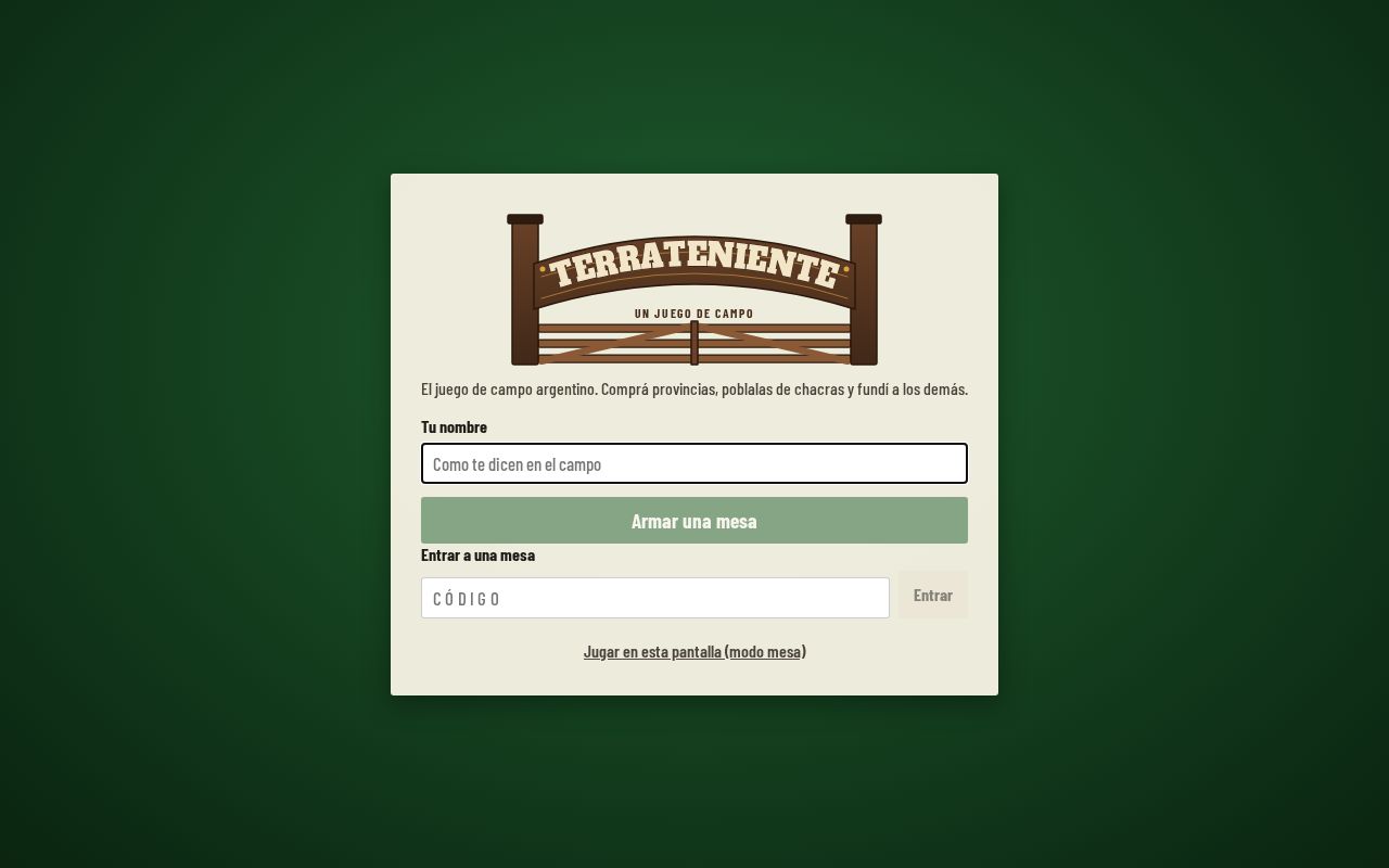 Preview of Terrateniente