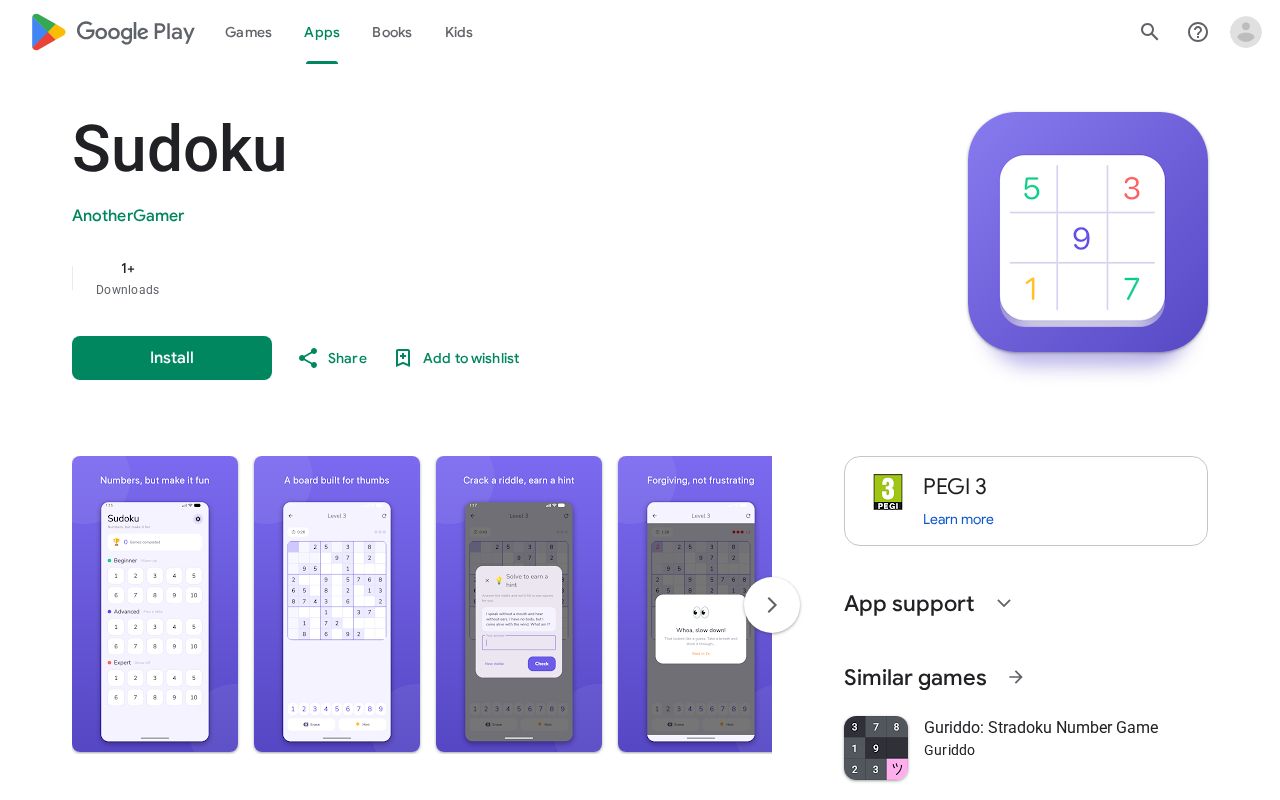 Preview of Sudoku