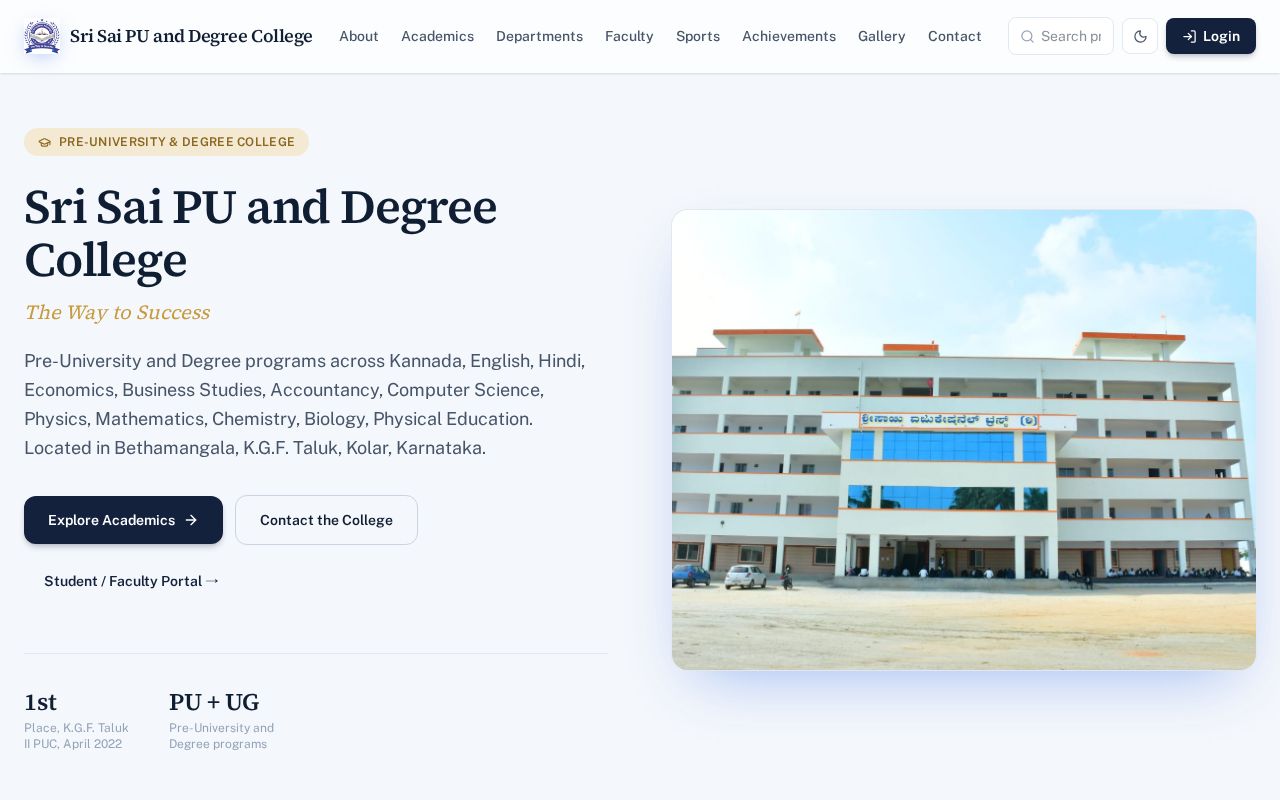 Preview of Sri Sai Pu And Degree College