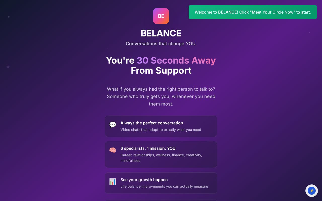 Preview of BELANCE - AI Life Balance Council