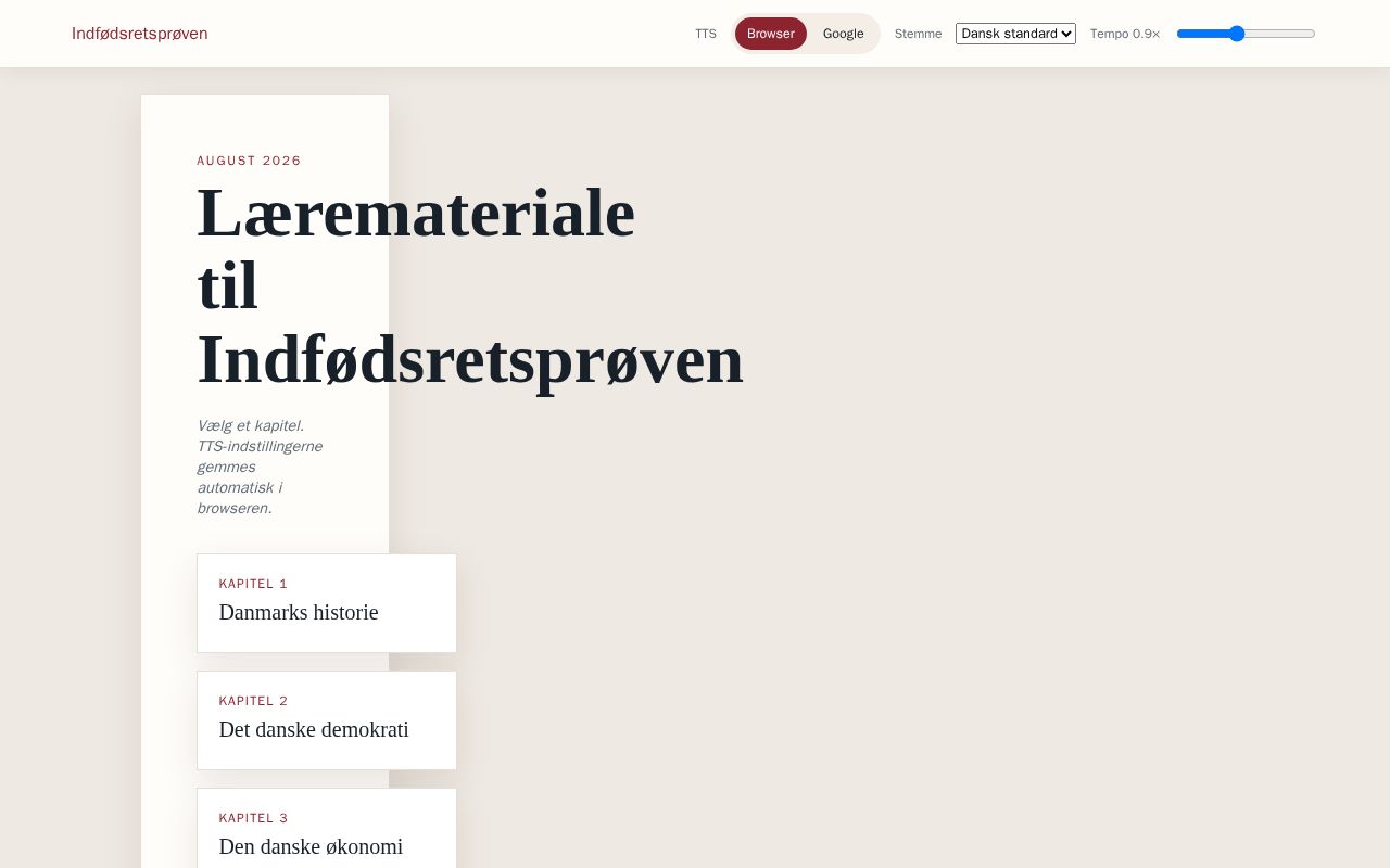 Preview of Indfodsretsproven