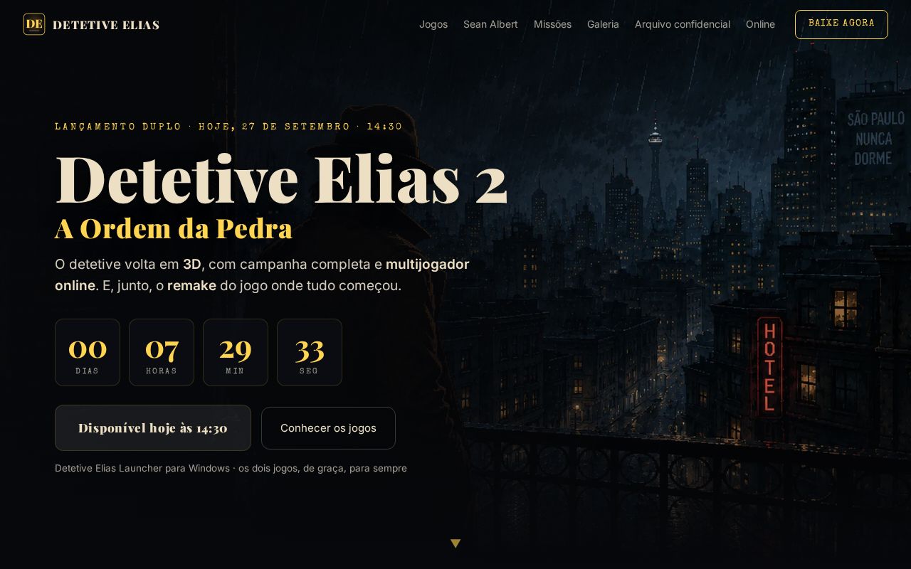 Preview of Detetive Elias