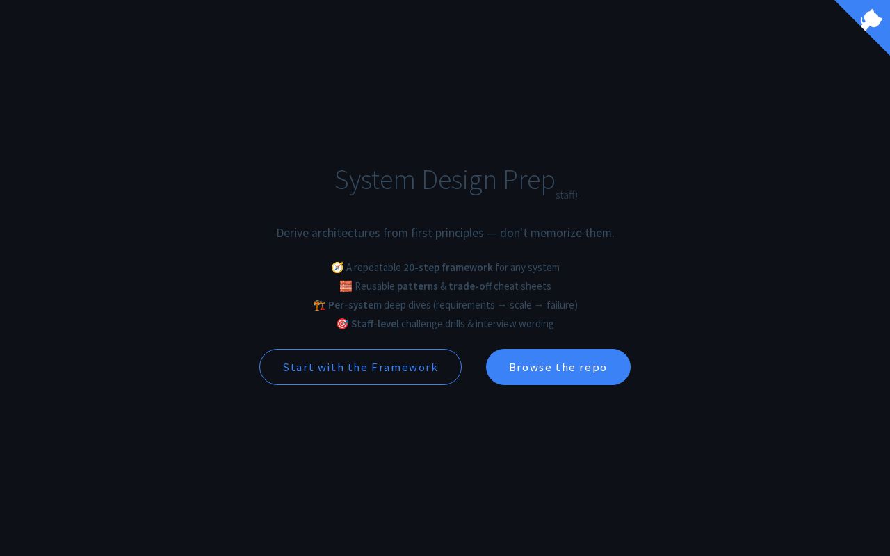 Preview of System Design Prep