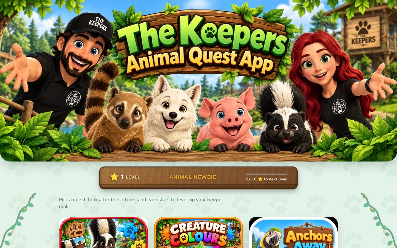 Preview of TheKeepersAnimalQuest
