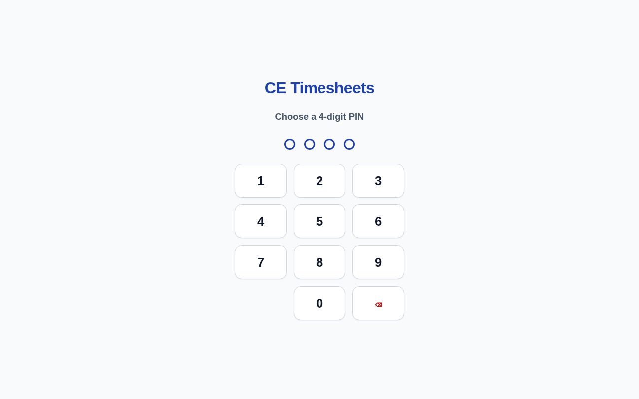 Preview of CE Timesheets