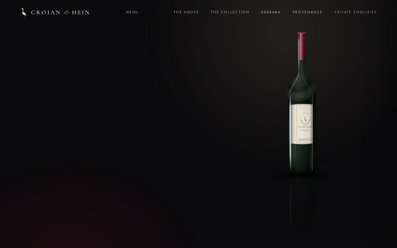 Preview of Croian & Hein — a private house for rare wine