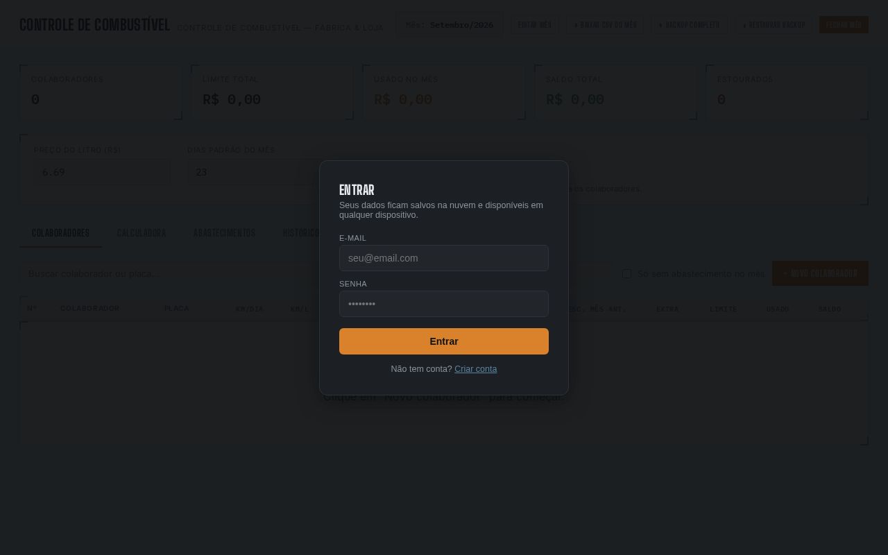 Preview of Controle De Combustivel