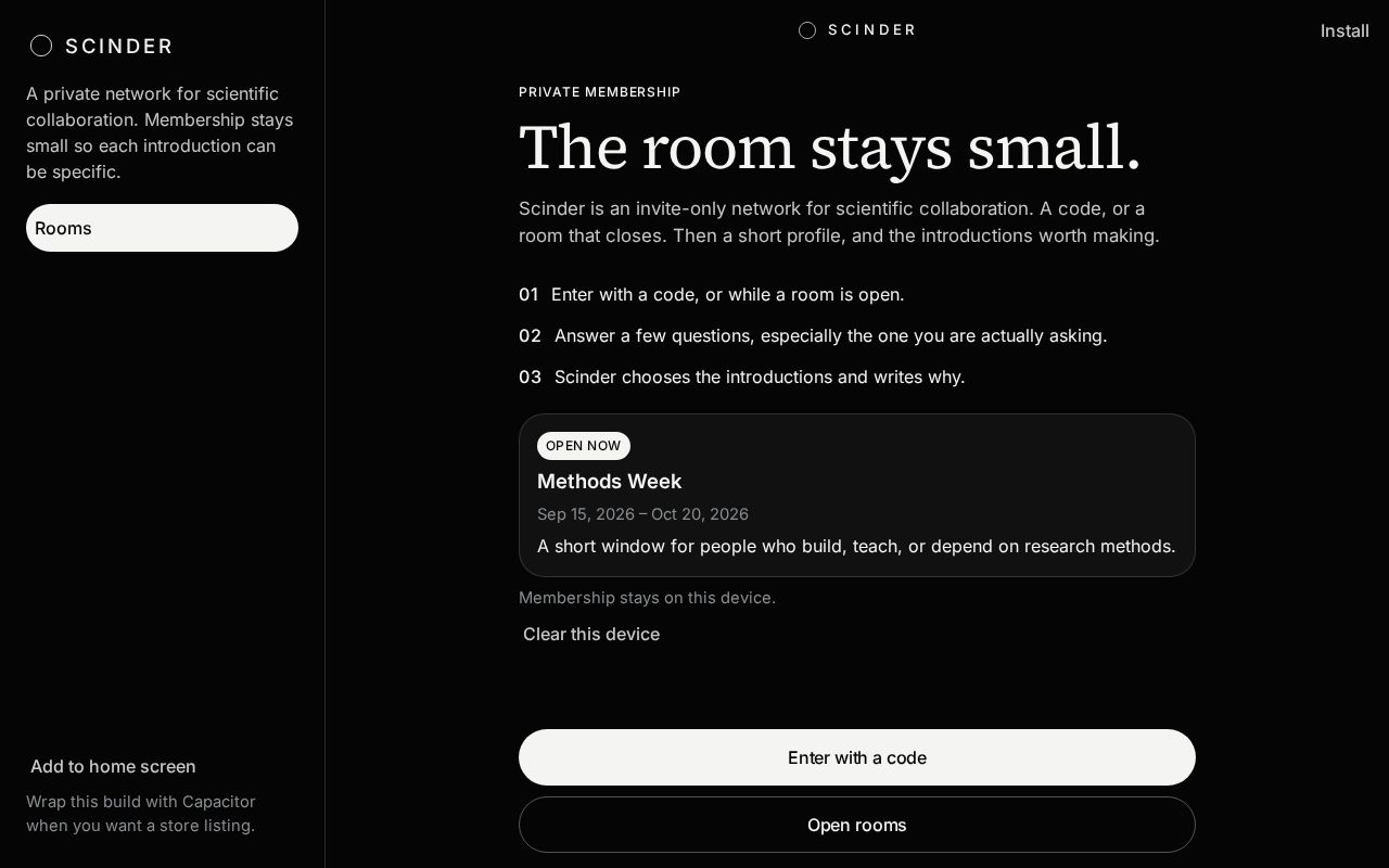 Preview of Scinder