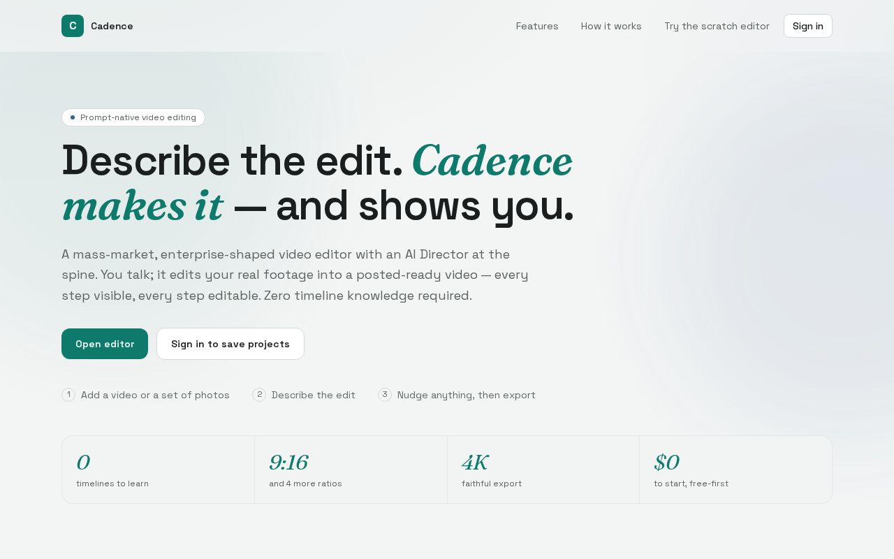 Preview of Cadence