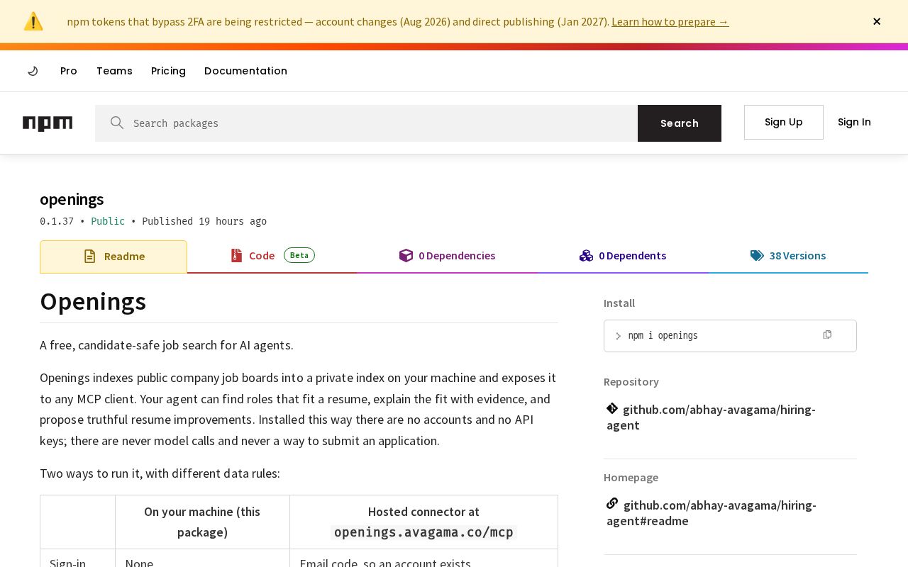 Preview of Hiring Agent
