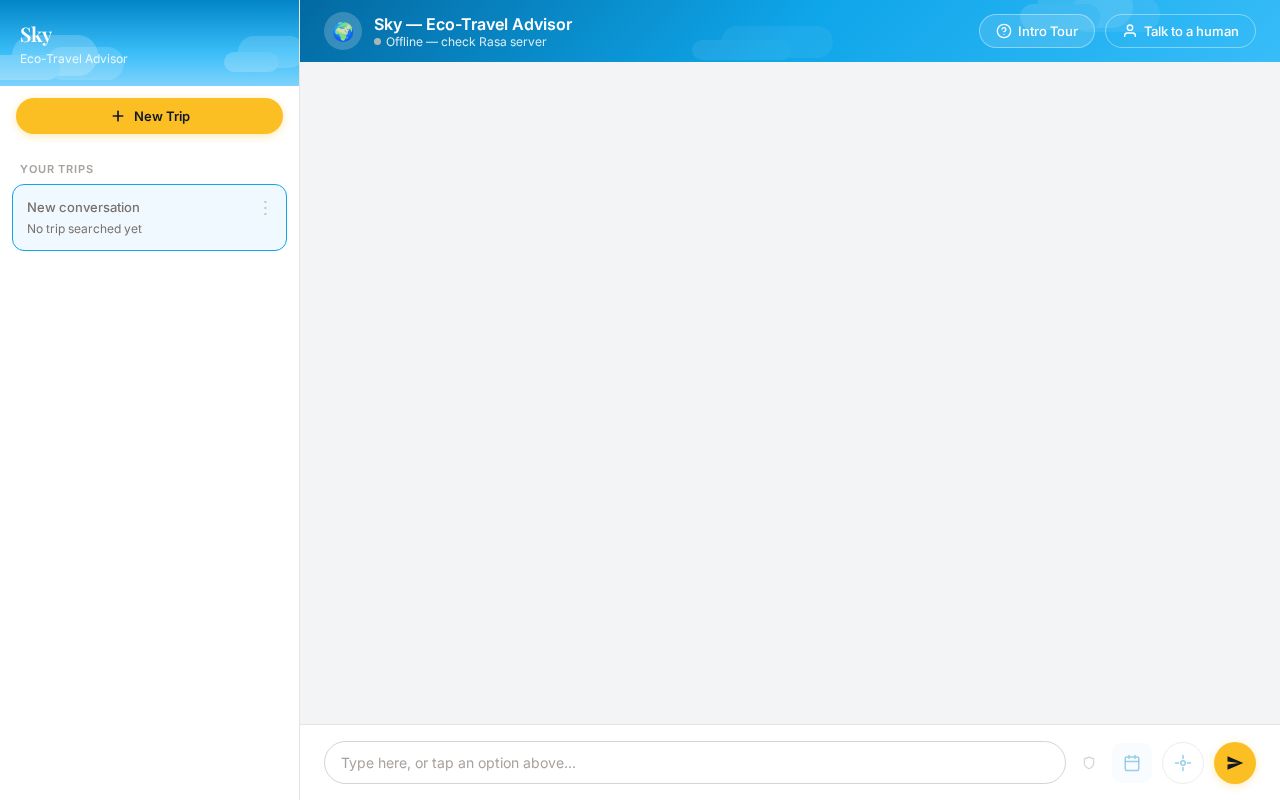 Preview of Sky Eco Travel Advisor