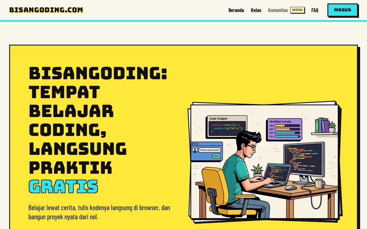 Preview of BisaNgoding Com