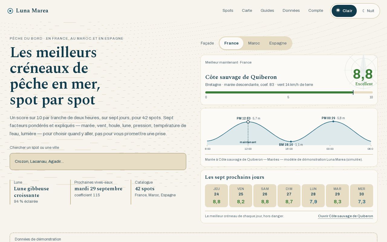 Preview of Moonfish Web App