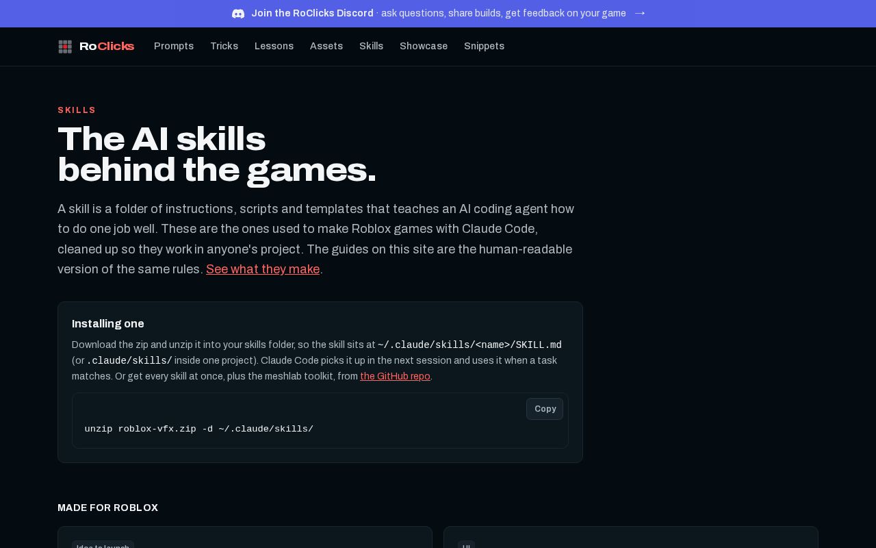 Preview of Roclicks Skills