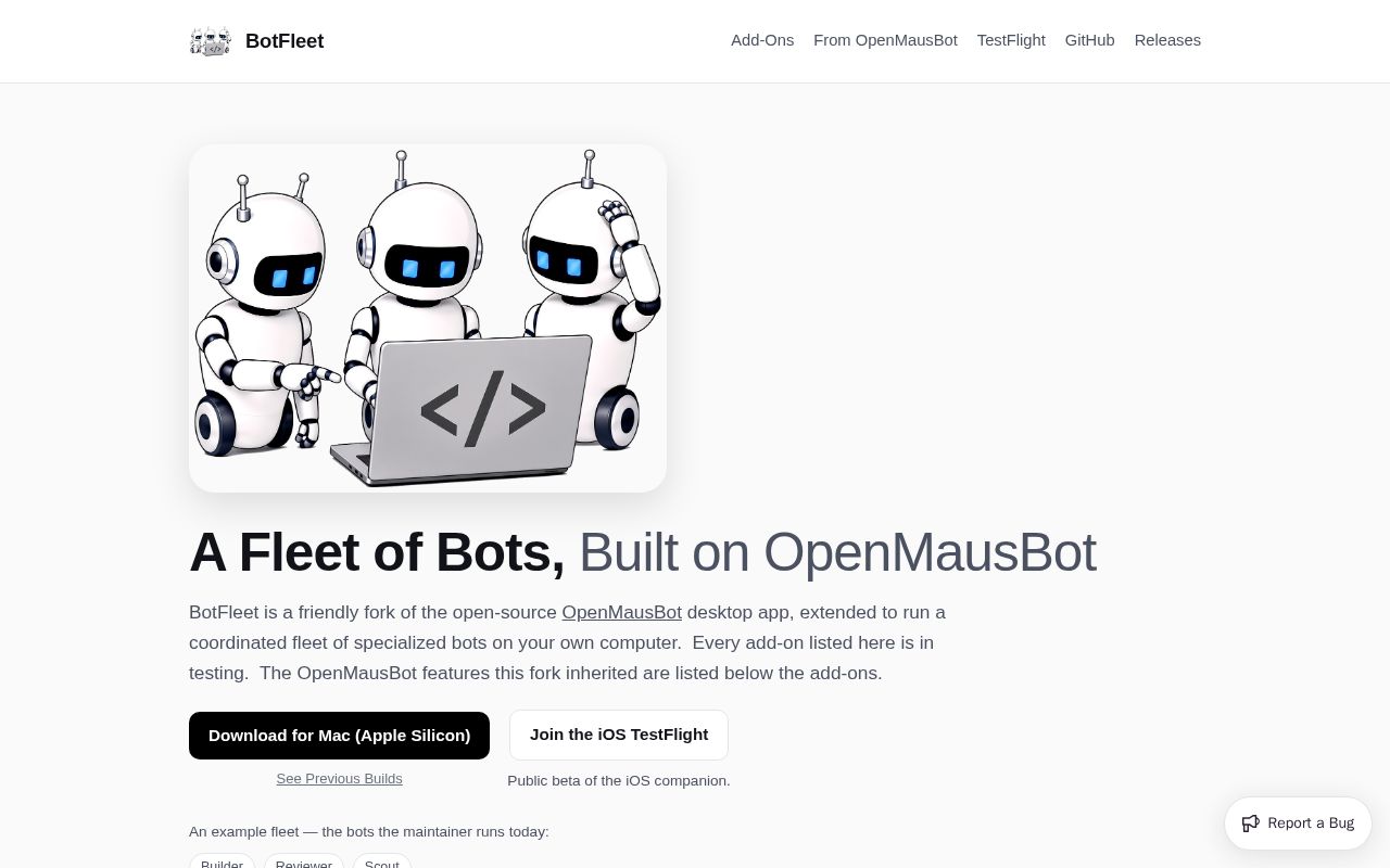 Preview of BotFleet
