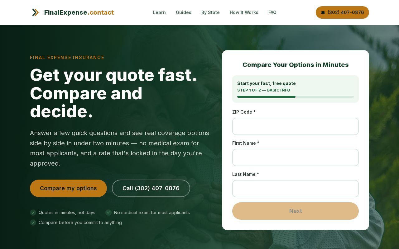Preview of FinalExpense Contact
