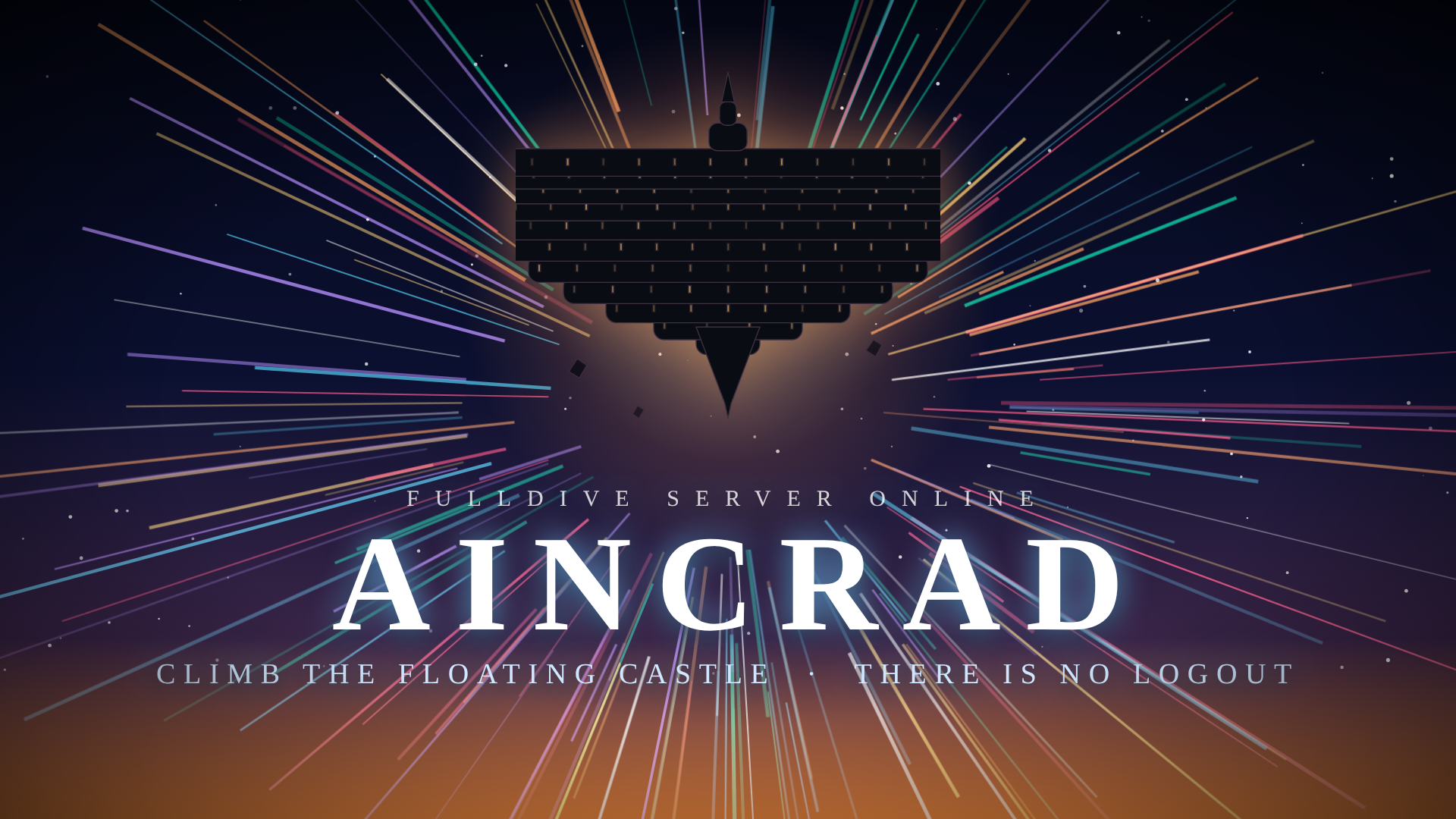 Preview of AINCRAD - Climb the floating castle. There is no logout.