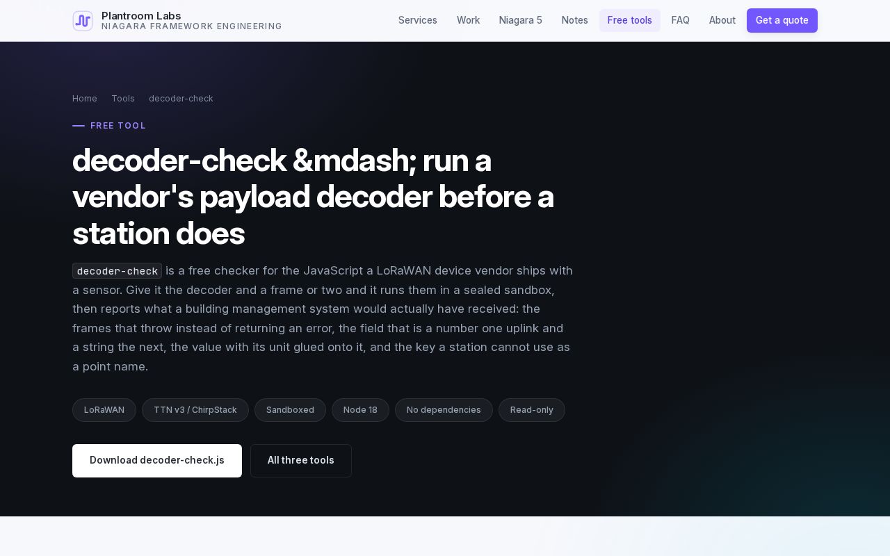 Preview of Decoder Check