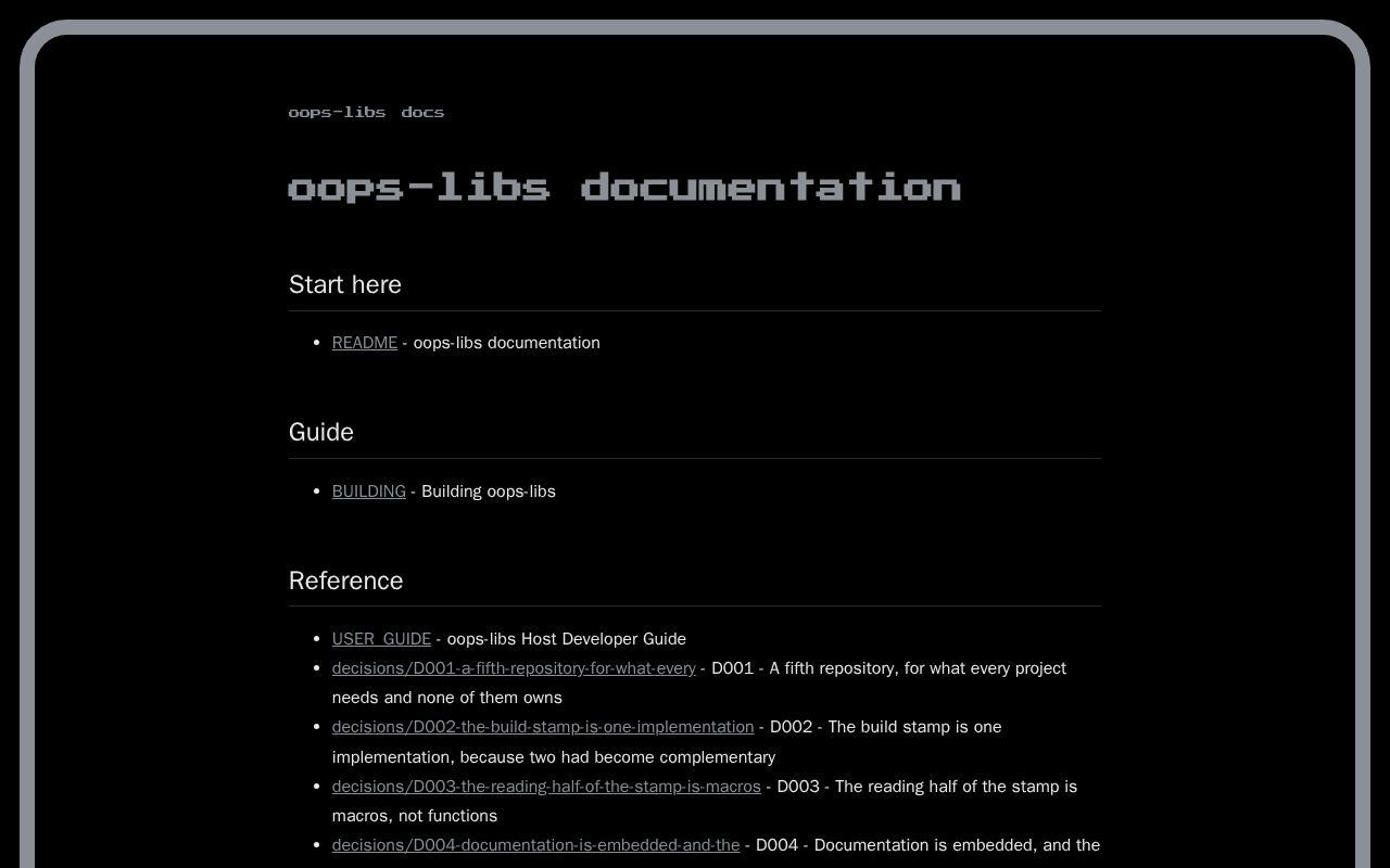 Preview of Oops Libs