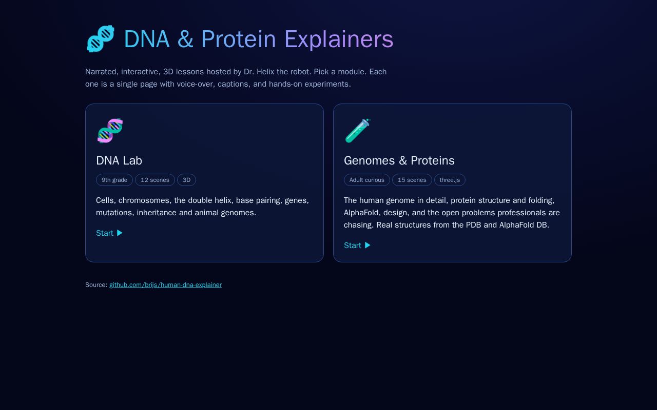 Preview of Human Dna Explainer