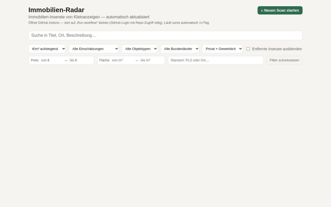 Preview of Immobilien Radar