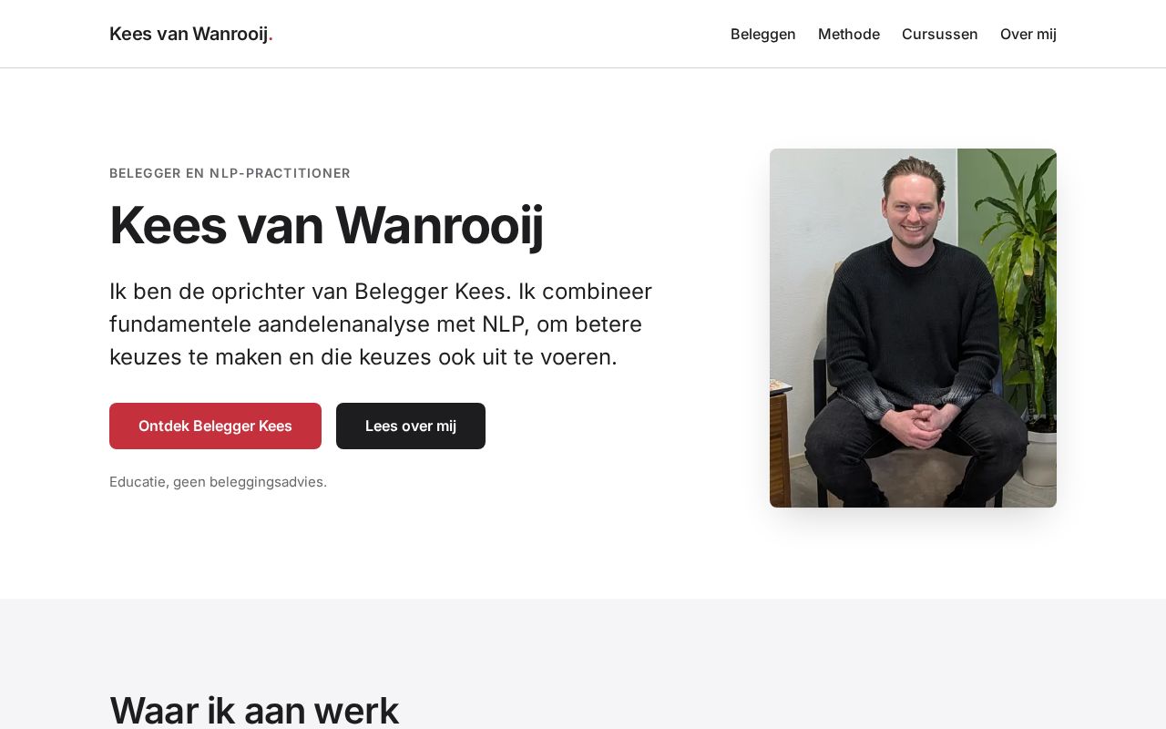 Preview of Keesvanwanrooij Github Io