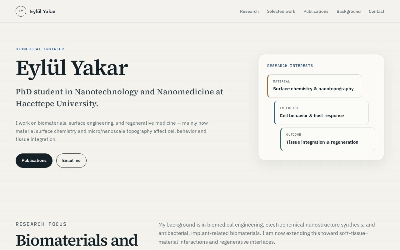 Preview of Eylulyakar Github Io