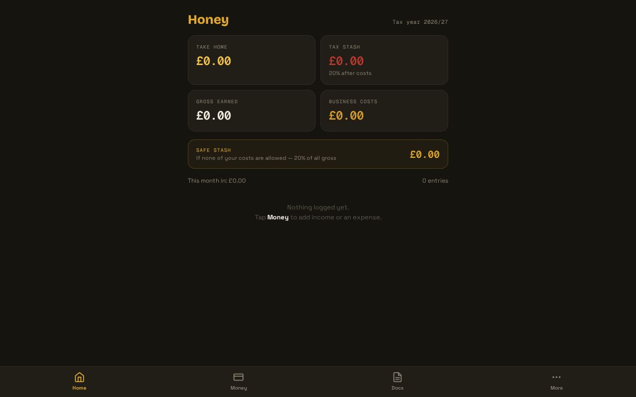 Preview of Honeytracker
