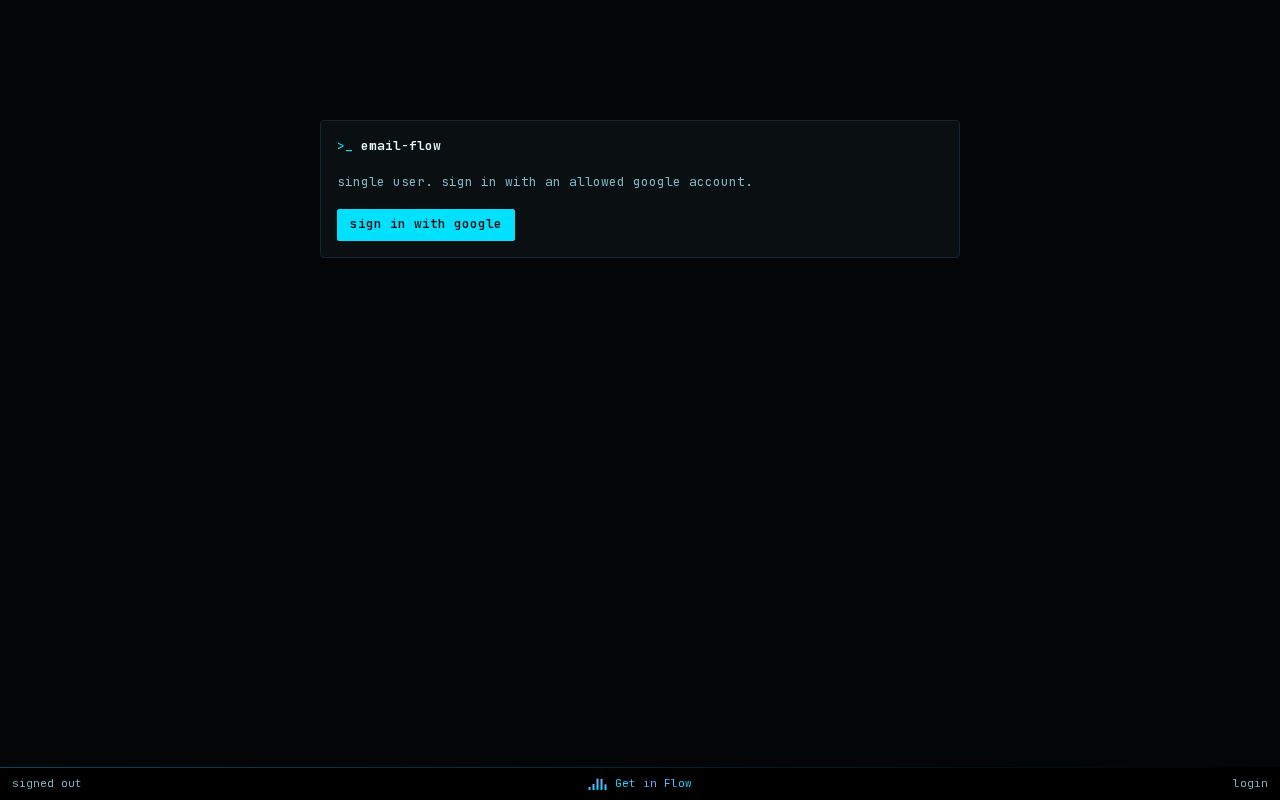 Preview of Email Flow