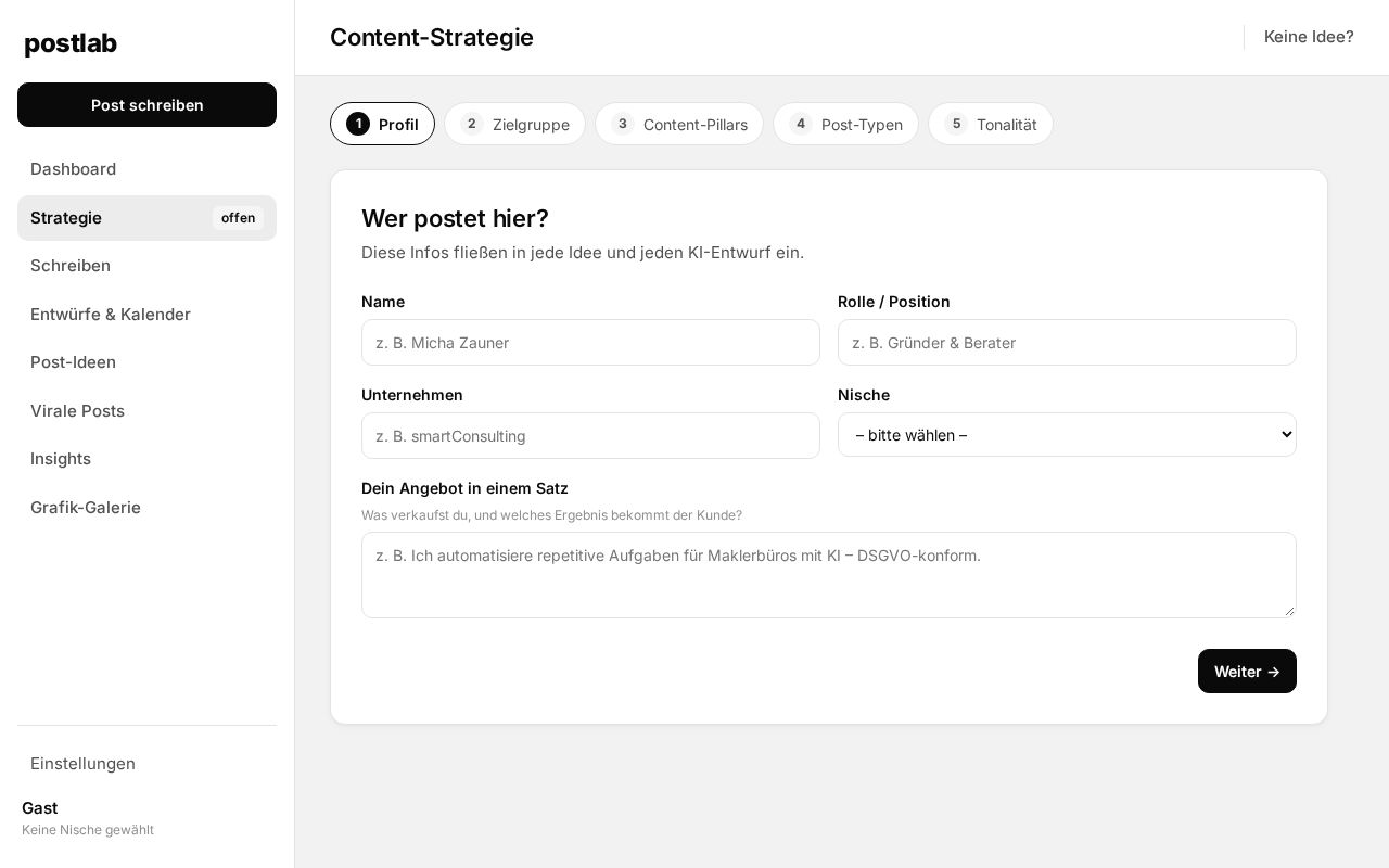 Preview of LinkedIn Content Tool