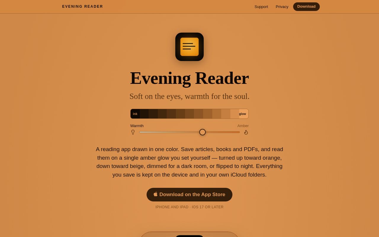 Preview of Evening Reader