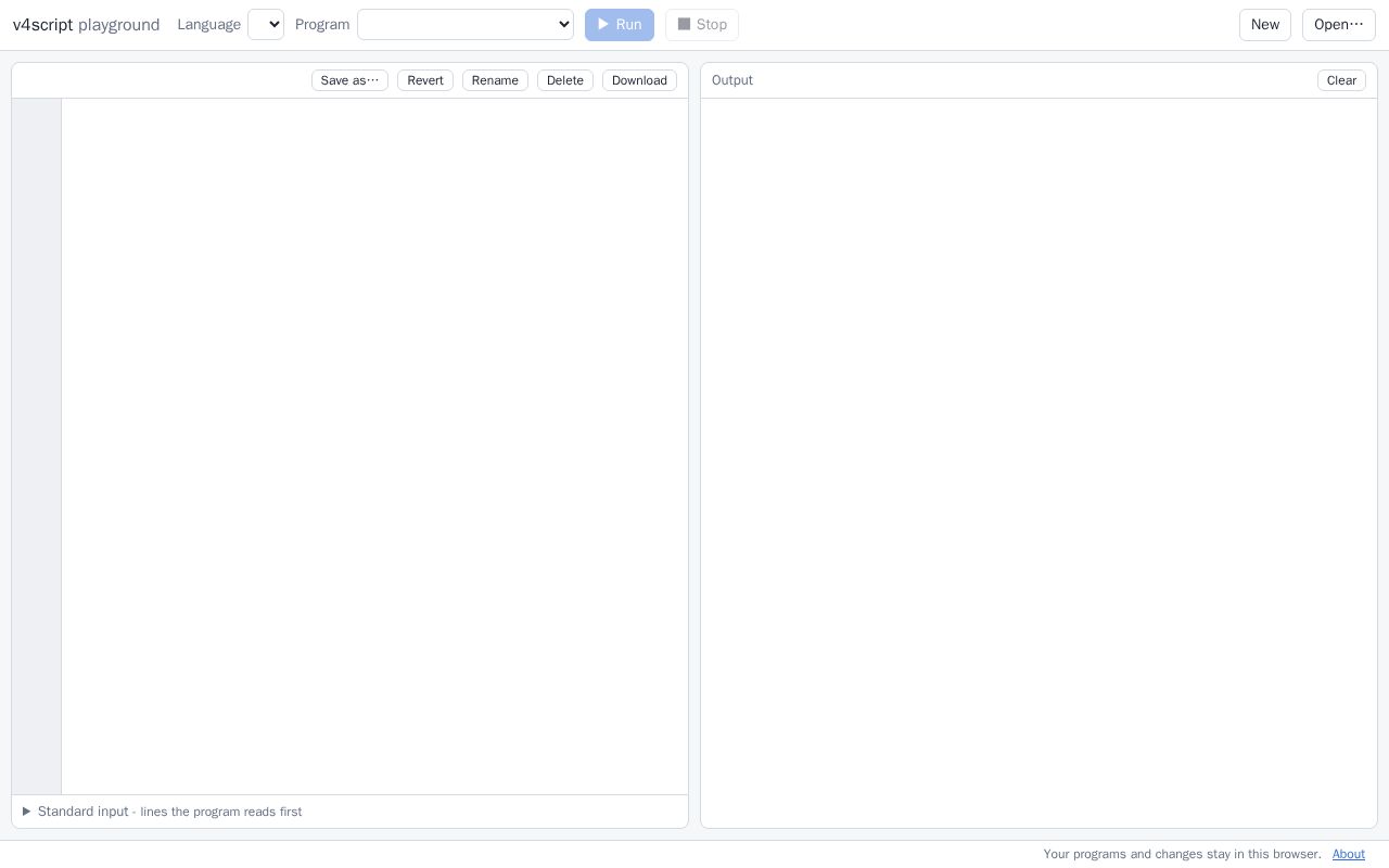 Preview of V4script